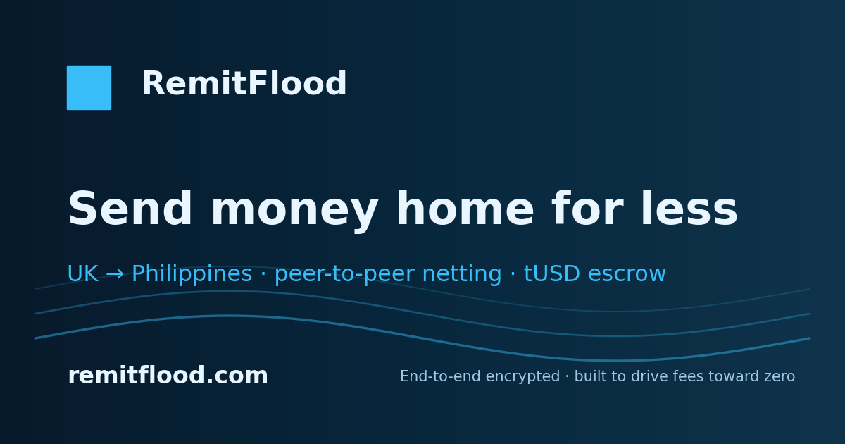 RemitFlood social card